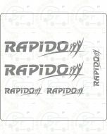 Rapido Motorhome Sticker/Decal Kit 5 Piece