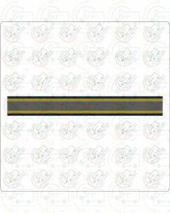 Autosleeper 2 metre Multi Coloured Stripe Tape Sticker 