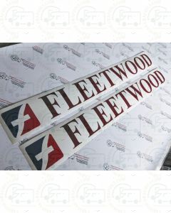 Fleetwood caravan stickers