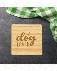 Dog Hair Is My Glitter (Single  Wooden Coaster) by Galloway Crafts