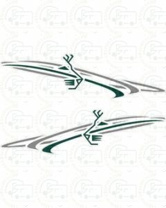 Elddis Lion and Swoosh design graphics decal