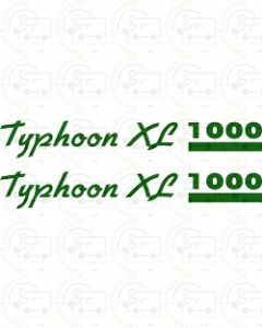 Elddis XL Typhoon 1000 Graphics Decal Sticker