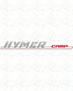 Hymer Camp Motorhome Dotted Effect Sticker