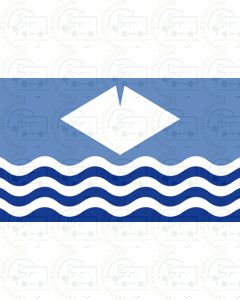 Isle of Wight Flag Sticker