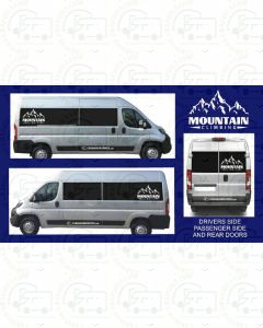 Self Build Campervan Stickers Design 17