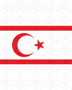 Republic of Northern Cyprus flag sticker