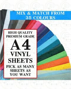 GALLOWAY CRAFTS Vinyl Sheets A4 Size