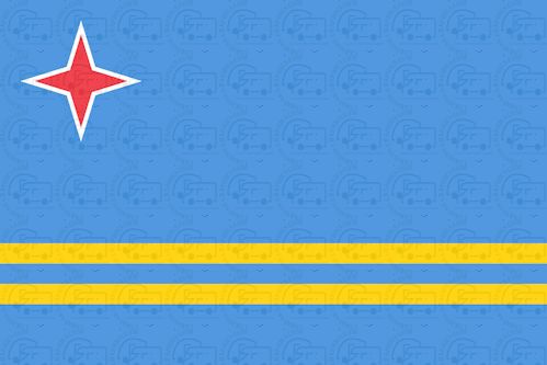 Aruba flag sticker 