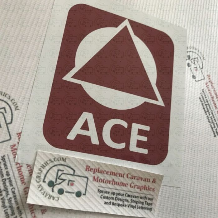 ACE Caravan Sticker