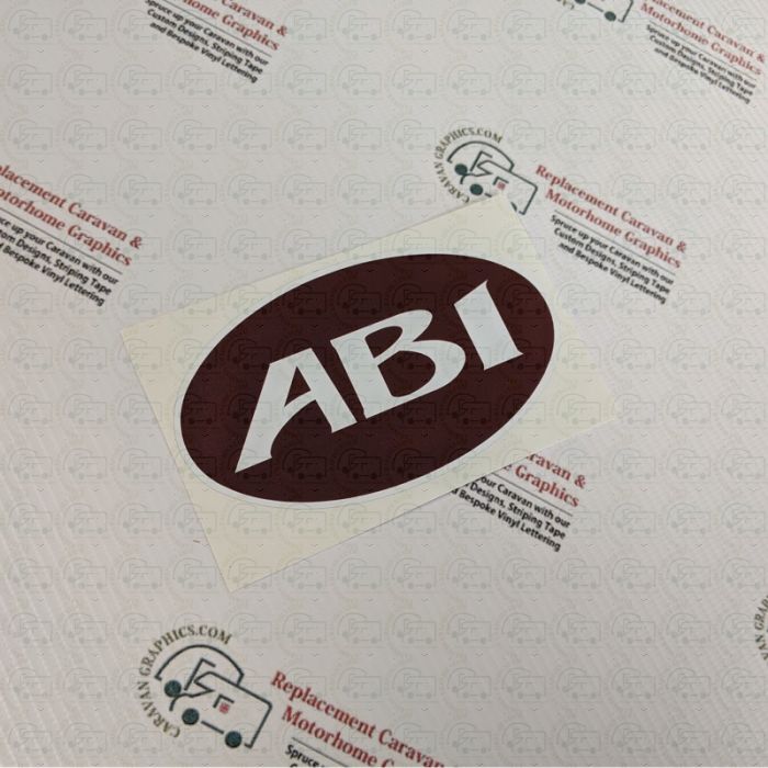 ABI Oval  Caravan Sticker