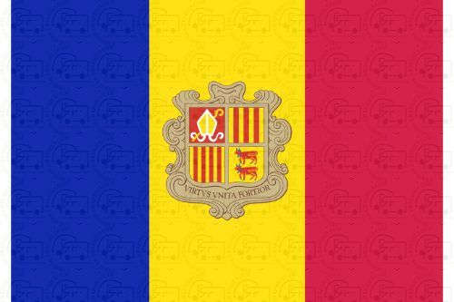 Andorra Flag Sticker