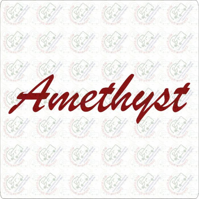 Autosleeper Amethyst Motorhome Sticker