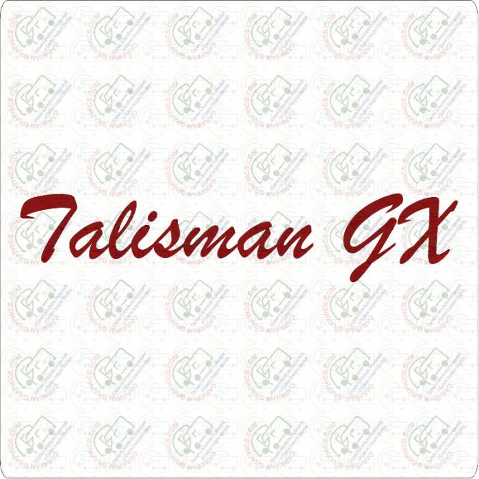 Autosleeper Talisman GX sticker decal graphic