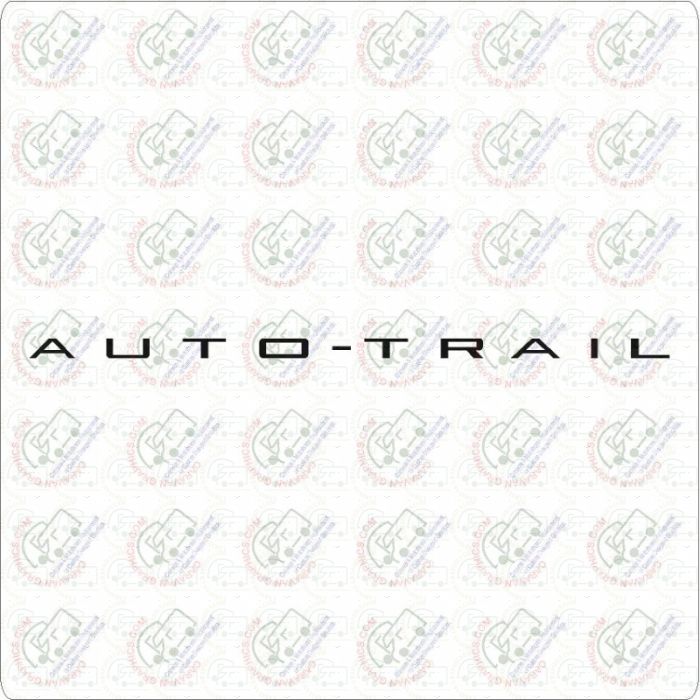 AUTO-TRAILText Lettering CG