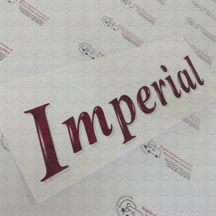 Bailey Pageant Imperial caravan sticker