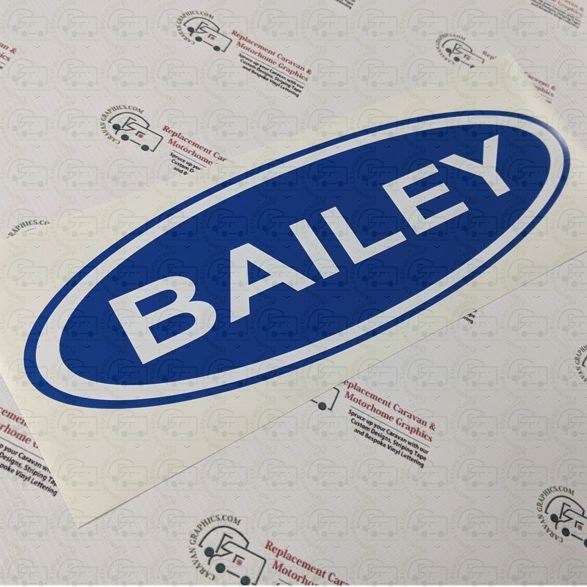 Bailey Oval Caravan Sticker