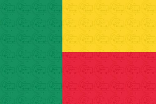 Benin flag sticker 