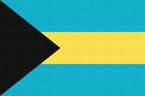 Bahamas flag sticker 