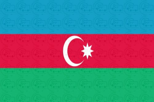 Azerbaijan Flag sticker 