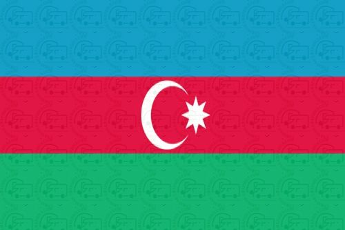 Azerbaijan Flag sticker 