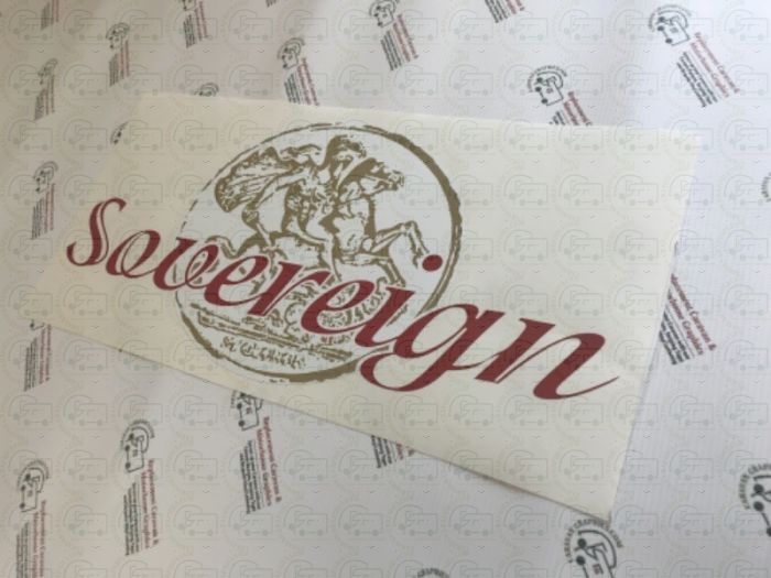 Bailey Sovereign Lettering & Crest Graphics Decals
