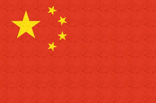 China flag sticker