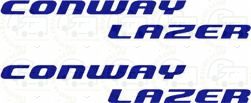 Conway Lazer Decal (Pair) Caravan Sticker