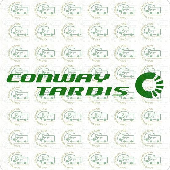 Conway Tardis Decal Caravan Sticker