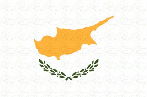 Cyprus flag sticker 