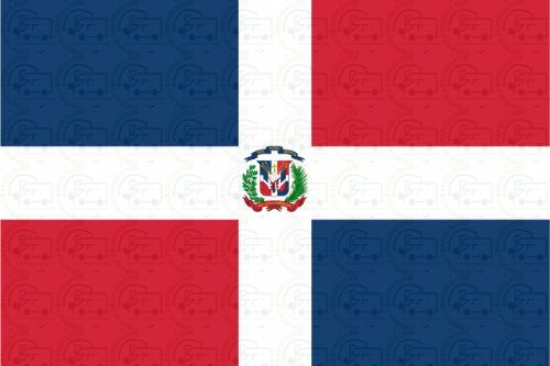 Dominican Republic Flag Sticker
