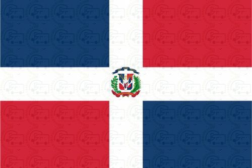 Dominican Republic Flag Sticker