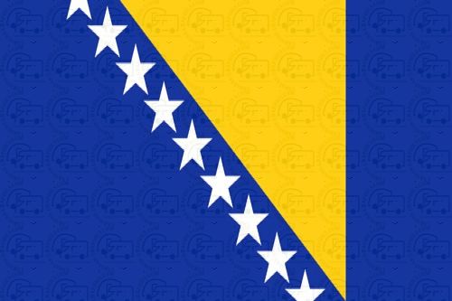 Bosnia and Herzegovina flag Sticker 