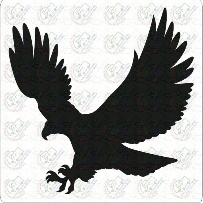 Eagle in flight Sticker