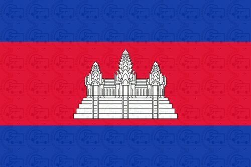 Cambodia flag sticker 