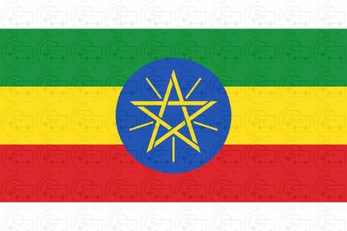 Ethiopia Flag Sticker