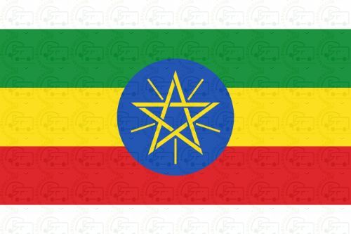 Ethiopia Flag Sticker