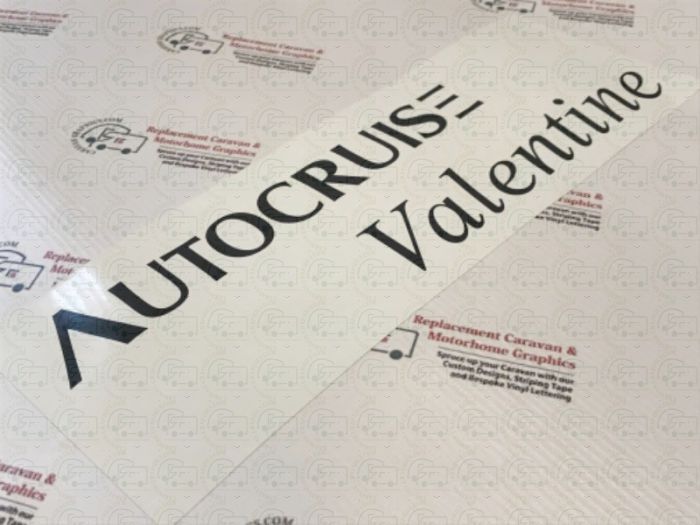 Autocruise Valentine Motorhome Sticker