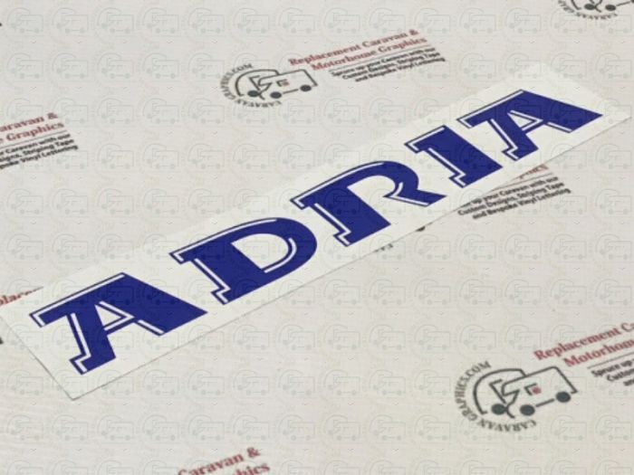 Adria line text logo sticker decal graphic