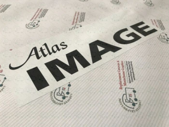 Atlas Image Caravan Sticker