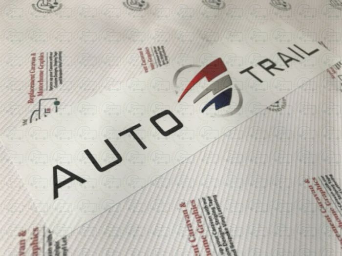 Autotrail caravan sticker