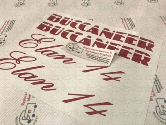 Buccaneer Elan 14 sticker decal graphic