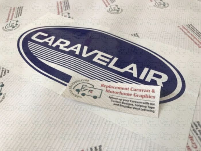 Caravelair Oval Sticker Decal Graphic