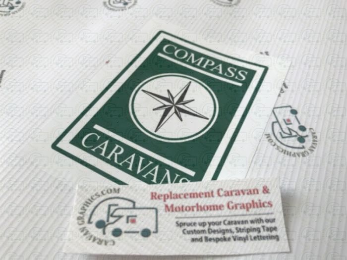 Compass Caravan Sticker