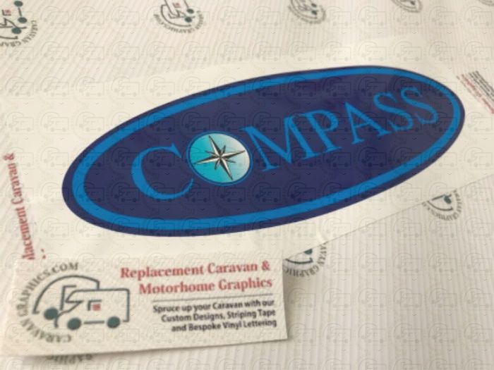 Compass Caravan Sticker