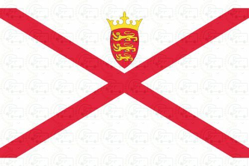 Jersey Flag Sticker