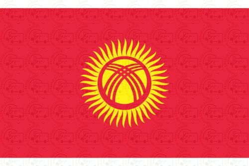 Kyrgyzstan Flag Sticker
