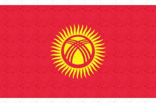 Kyrgyzstan Flag Sticker