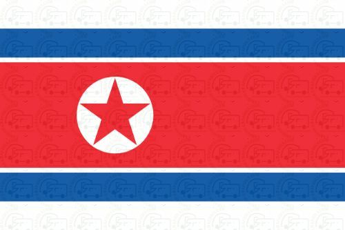 North Korea Flag Sticker