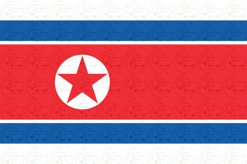 North Korea Flag Sticker