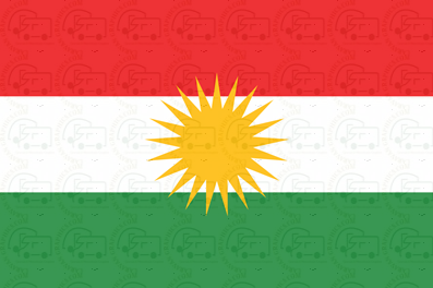 Kurdistan flag sticker